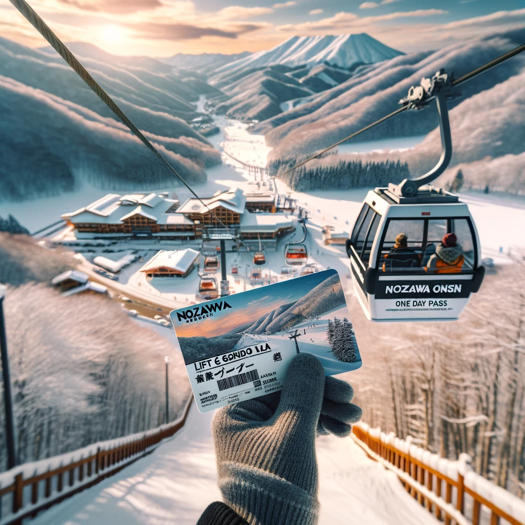 野沢温泉スキー場リフト＆ゴンドラ1日引換券で冬の楽しみを満喫！