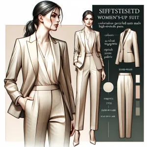 働く女性のための新定番：手洗い可能なハイストレッチジョーゼットスーツレビュー